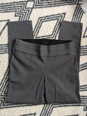 Candies Audrey Pull On Dress Pants Zipper Pocket Size L Slim Work